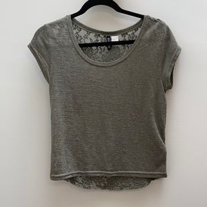 Dark green laced top from H&M in a size small.